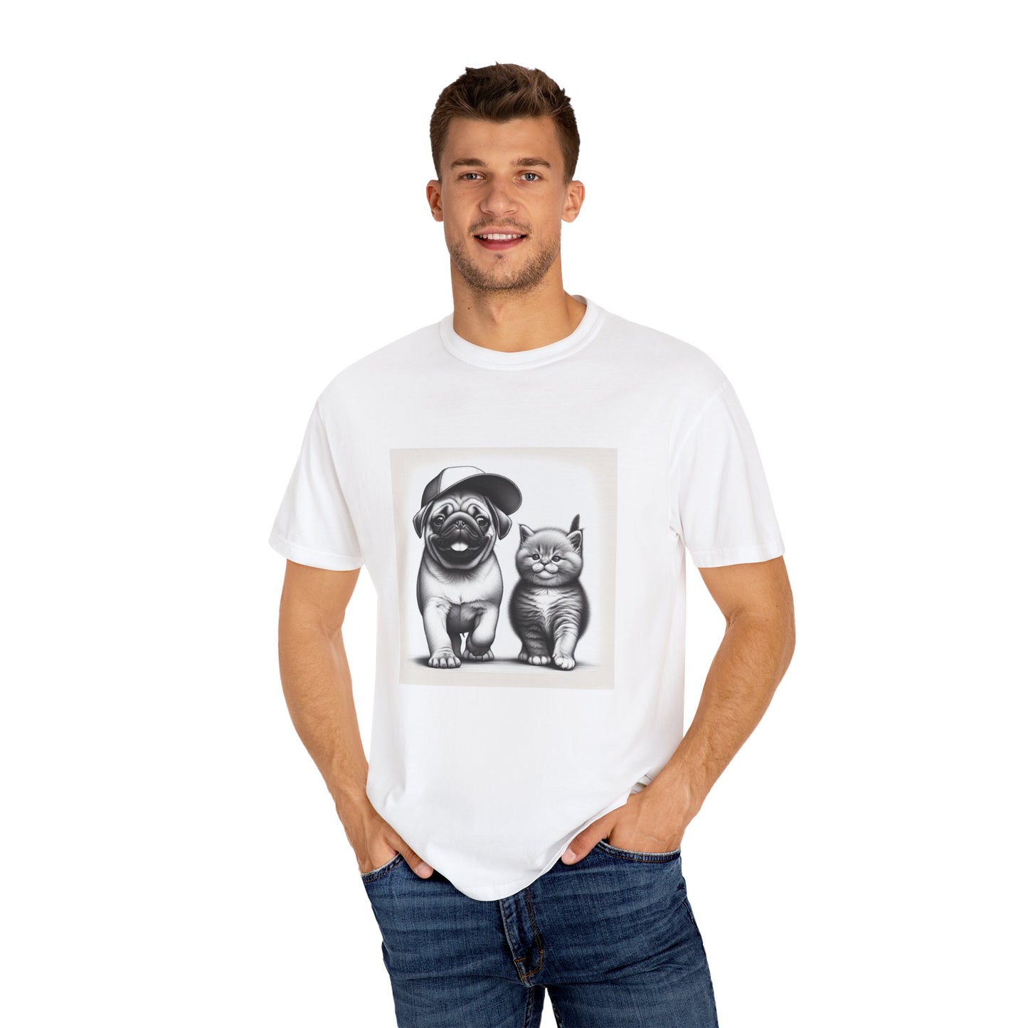 One Love Unisex Garment-Dyed T-shirt