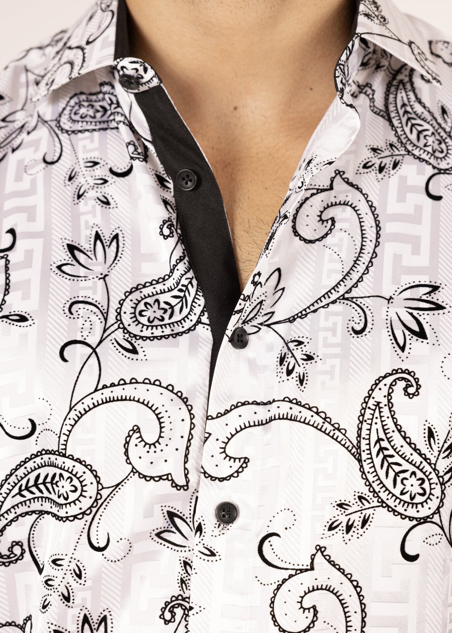Bespoke Moda Mediterranean Essence White Long Sleeve Dress shirt