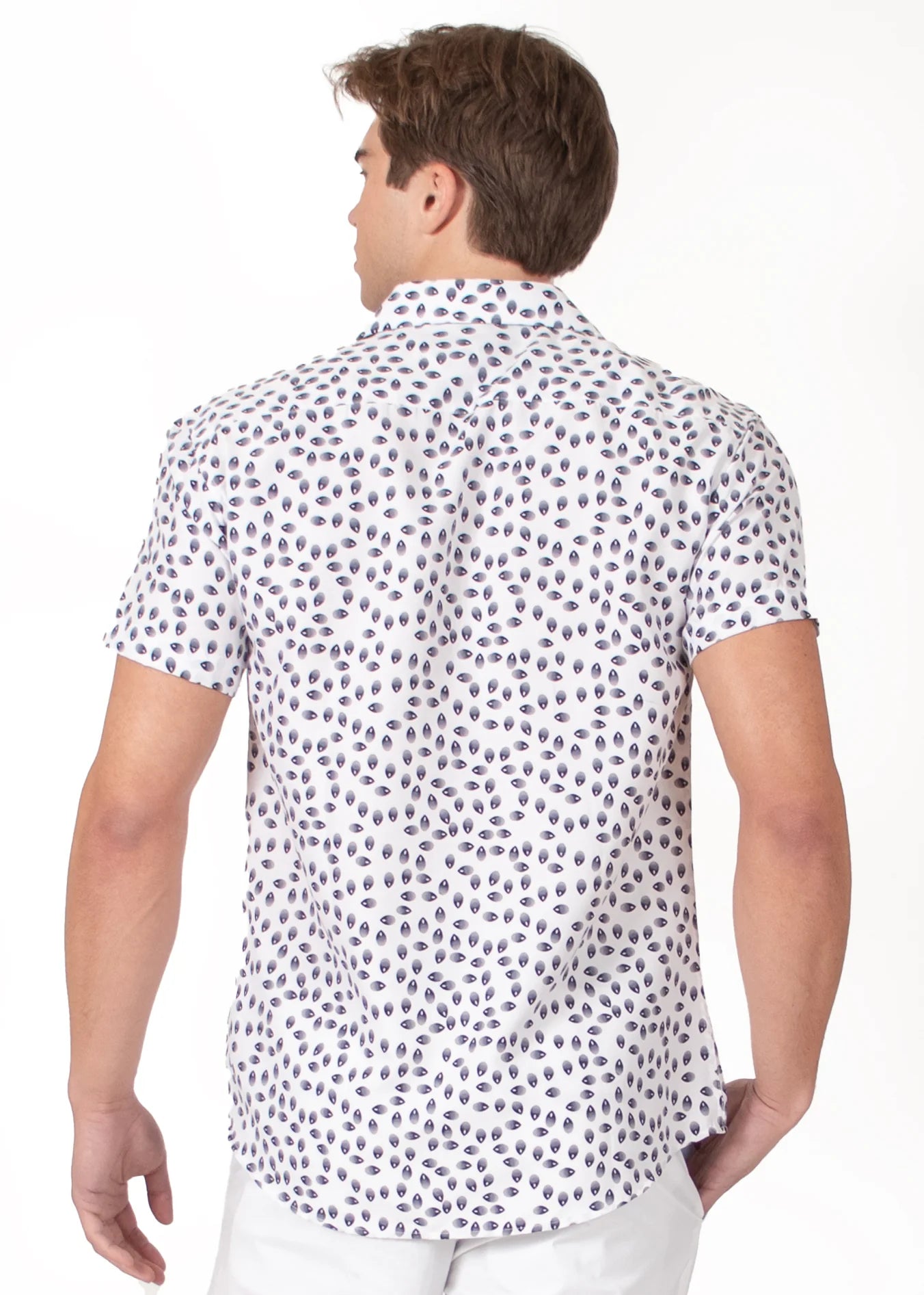 Bespoke bc collection button up dress shirt. Rhythm white