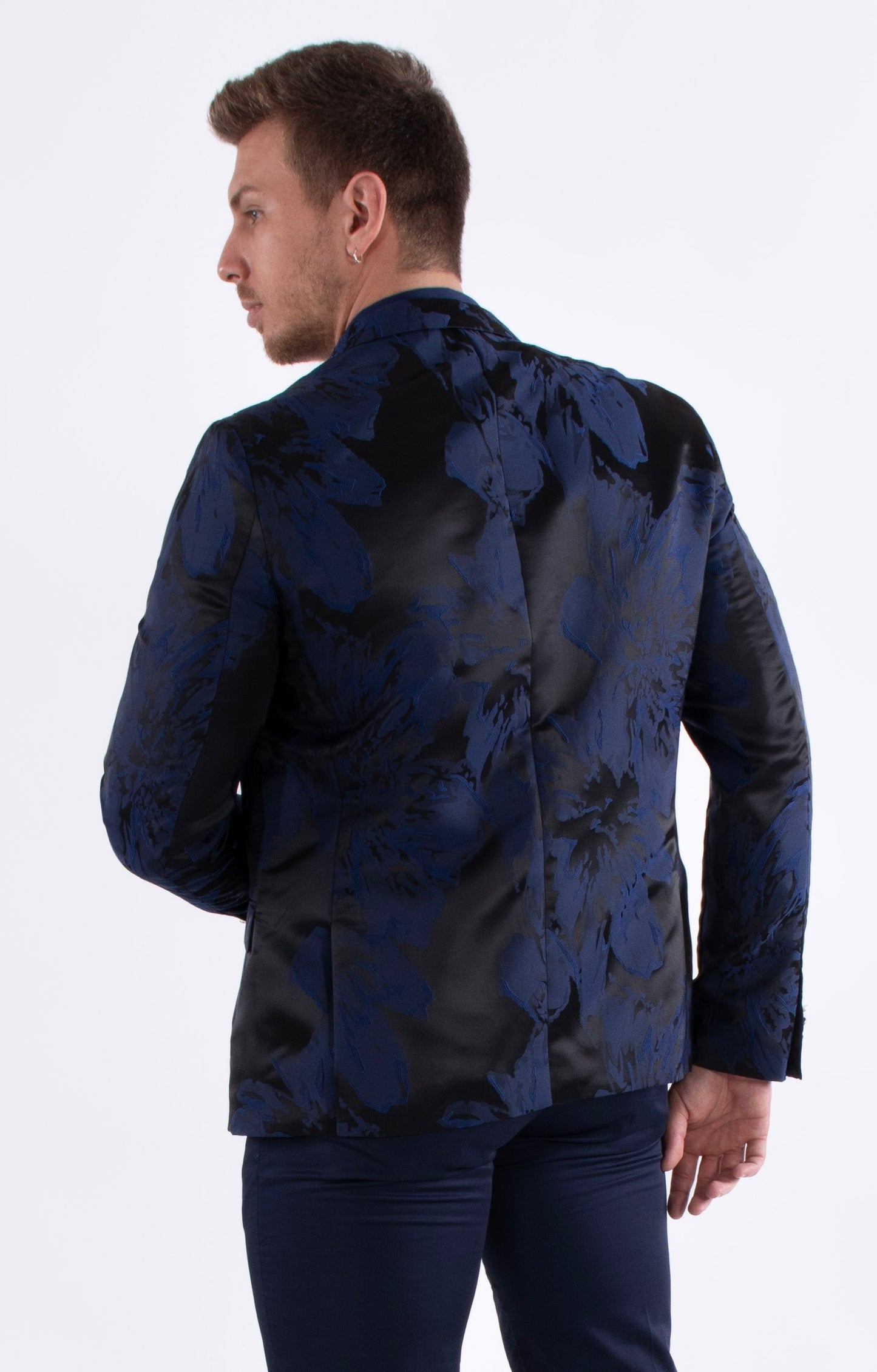 Bespoke Moda Blue Floral Blazer