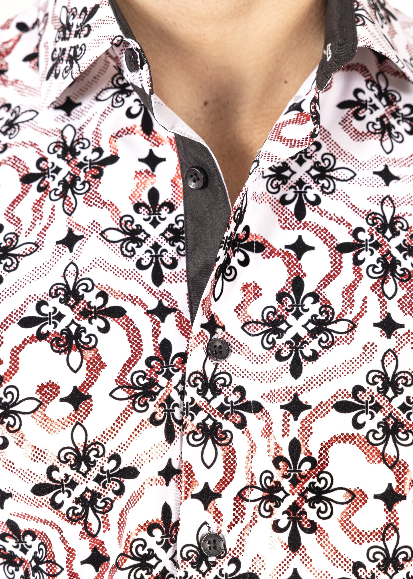 Bespoke Colonial Crest Long Sleeve Dress shirt - White